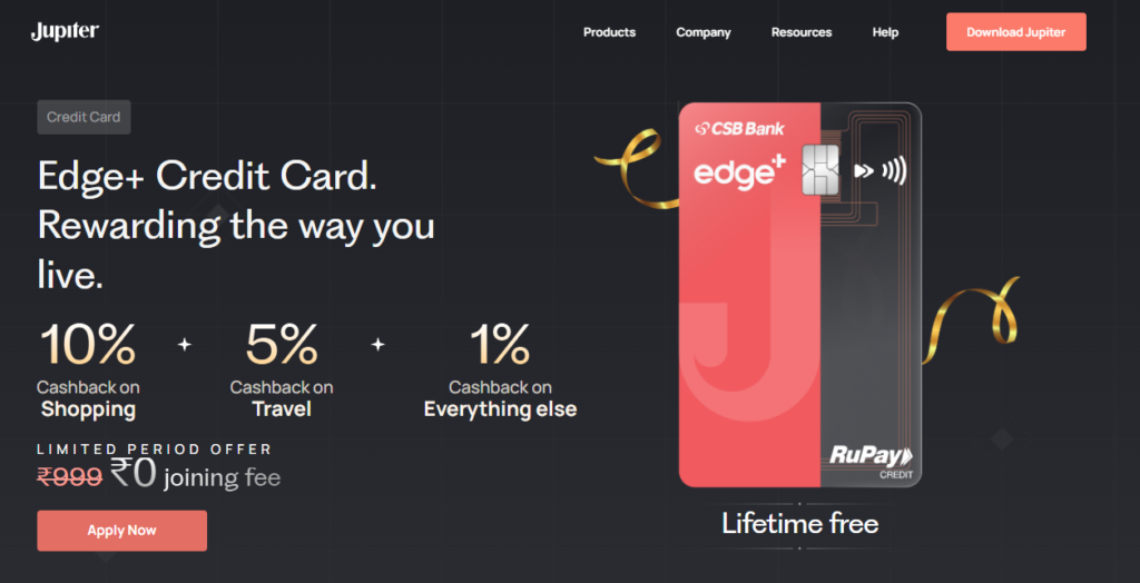 Jupiter Edge+ CSB Bank RuPay Credit Card Review: Key Highlights