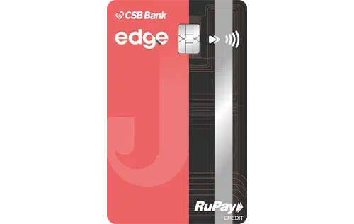 Jupiter Edge+ CSB Bank RuPay Credit Card Review showing cashback rewards, UPI benefits, and travel perks